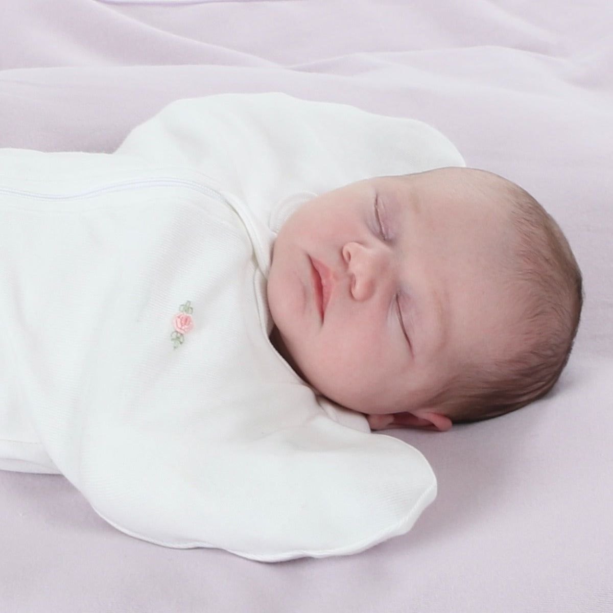 Dimples summer 22/23 collection  pastel skies cotton sleep pod in pink rose