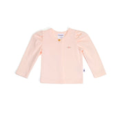 Dimples Pastel Skies Cotton Puff Cardigan  in Pink:image,small_image,thumbnail