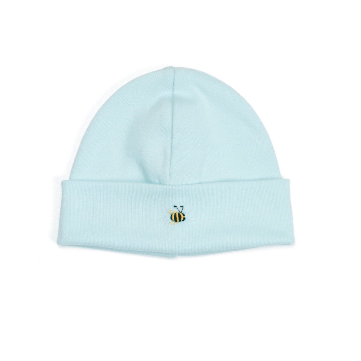 Dimples Summer 2022/23 Collection Pastel Skies cotton beanie in Blue bee:image,small_image,thumbnail