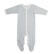 Cotton Stripe Babygrow for kids with button:image,small_image,thumbnail,swatch_image