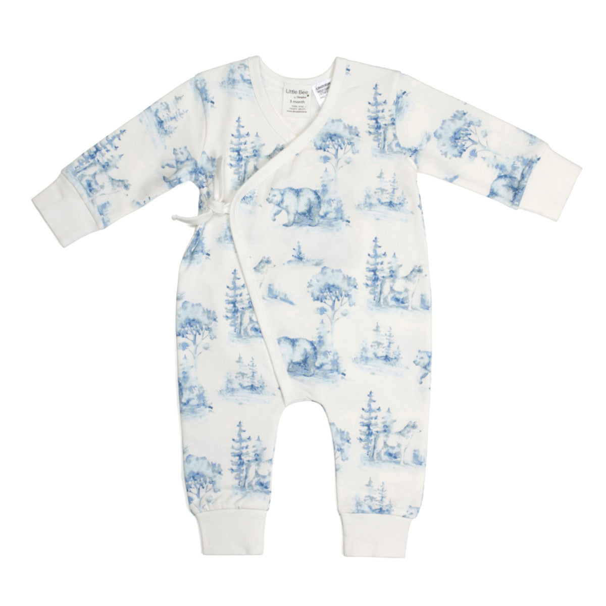 Cotton Baby grow with wolf and bear in jungle print:image,small_image,thumbnail,swatch_image