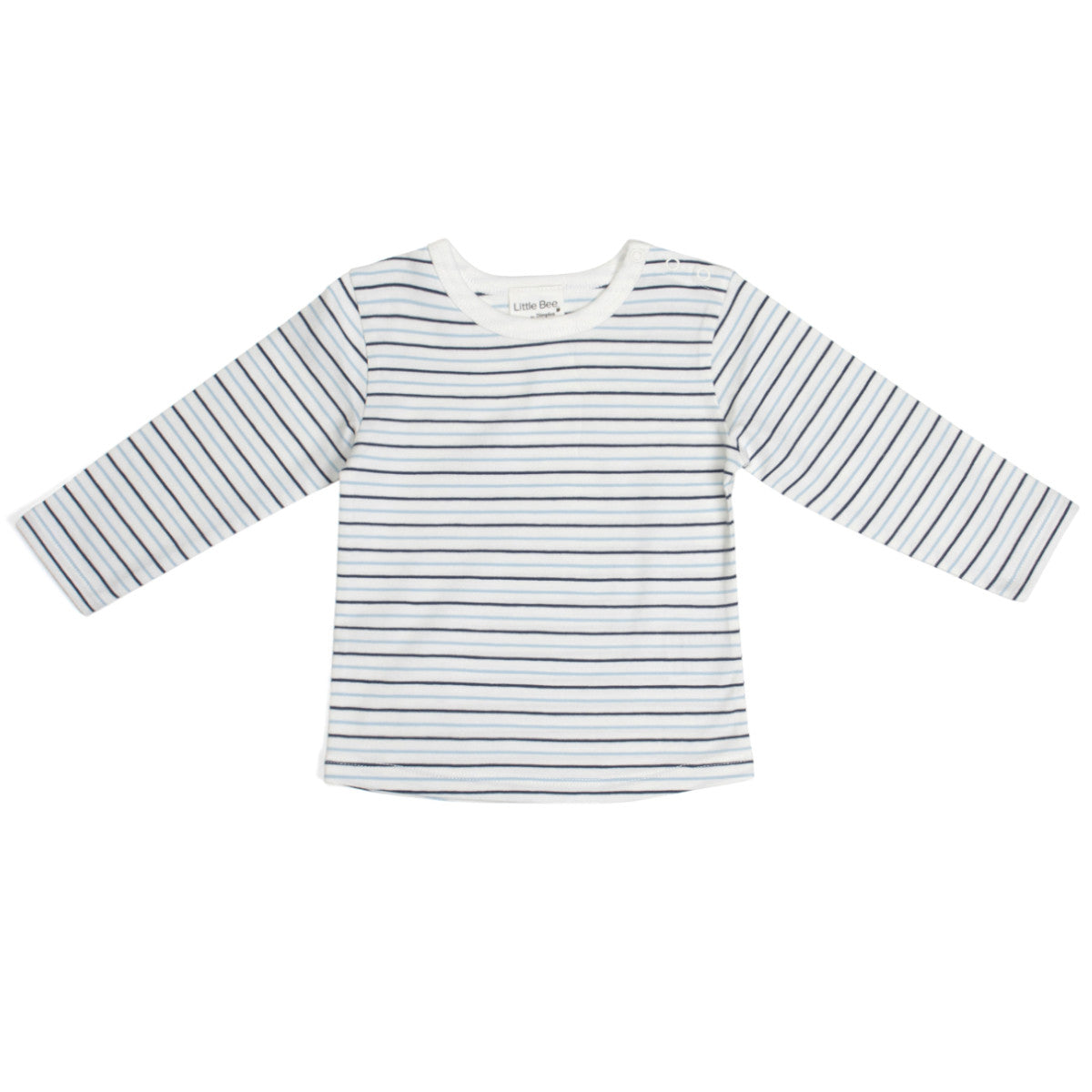 Cotton blue stripes long sleeve top for boys:image,small_image,thumbnail,swatch_image