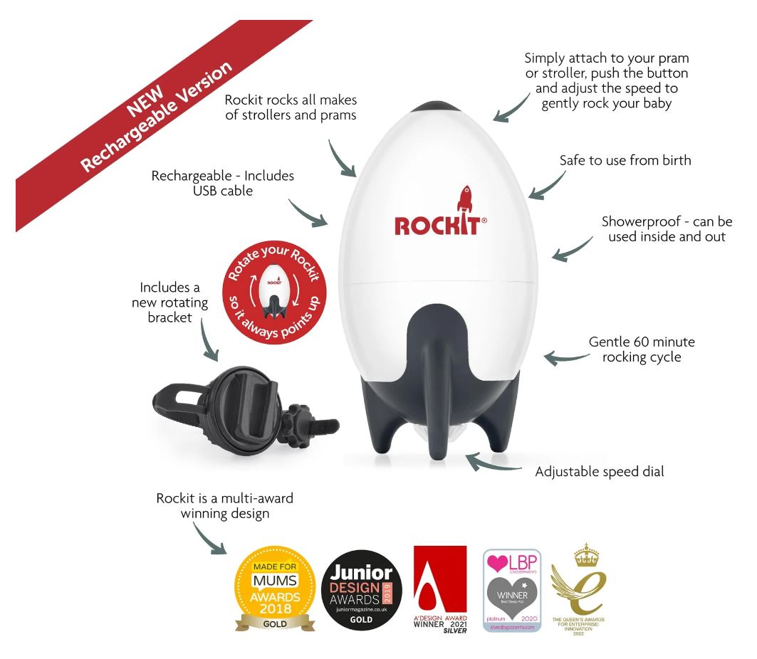 Rockit Baby Rocker V2 Informative Diagram