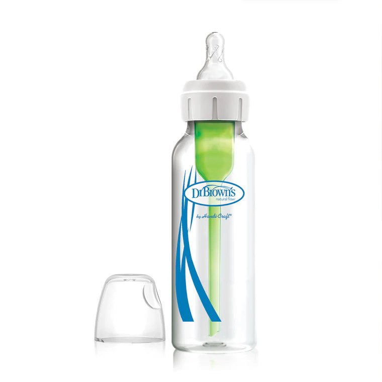 Dr Brown's Narrow Neck Bottle Level 2 - 250ml - Dr Brown's - Dimples