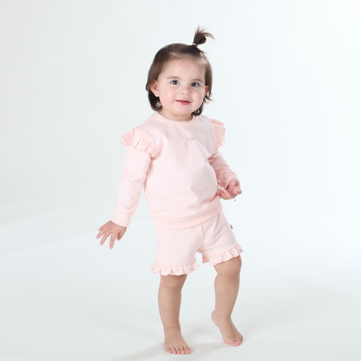 Dimples summer delights cotton frill shorts in Pink