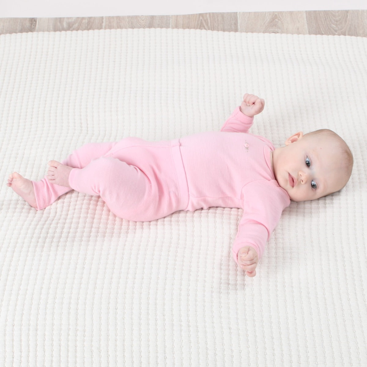 Dimples Snowglobe Merino Leggings Soft Pink