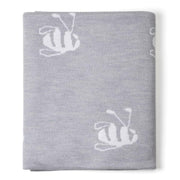 Dimples merino wool signature bee blanket in Grey:image,small_image,thumbnail,swatch_image
