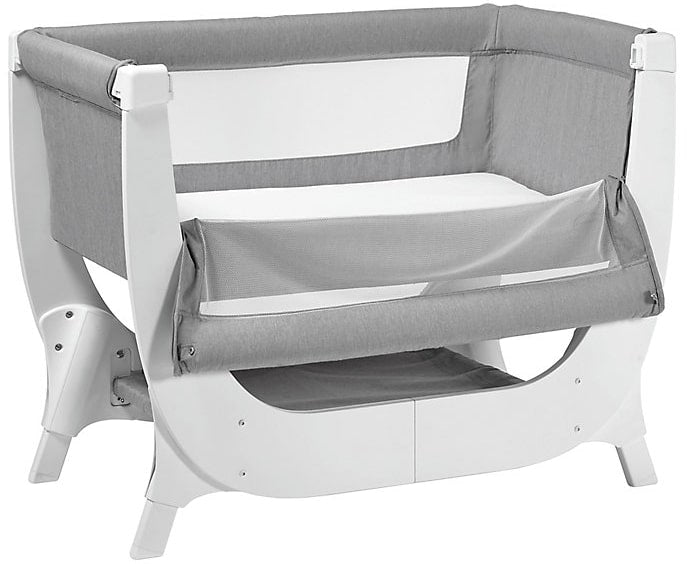 Shnuggle Air Bedside Crib Side Down