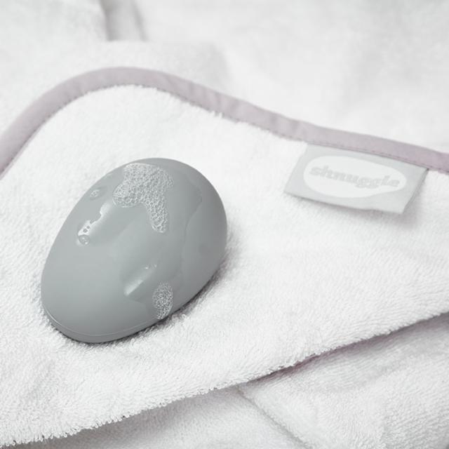 Shnuggle Pebbly Bath Thermometer on Towel