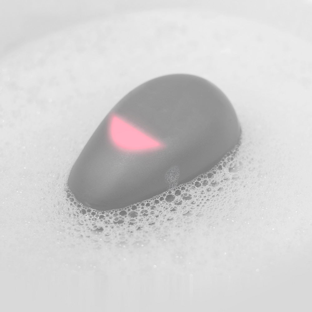 Shnuggle Pebbly Bath Thermometer with Red Light 
