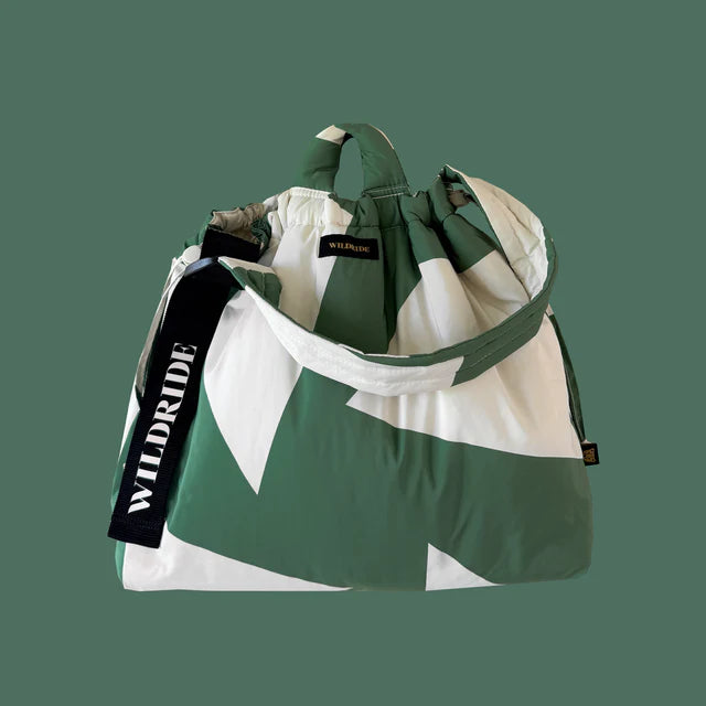 Wildride Shoulder Nappy Bag Green Graphic - Wildride