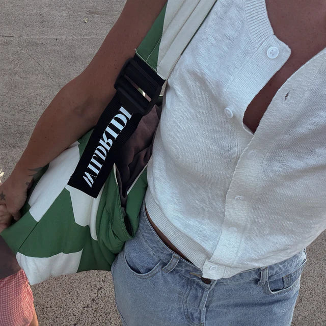 Wildride Shoulder Nappy Bag Green Graphic - Wildride