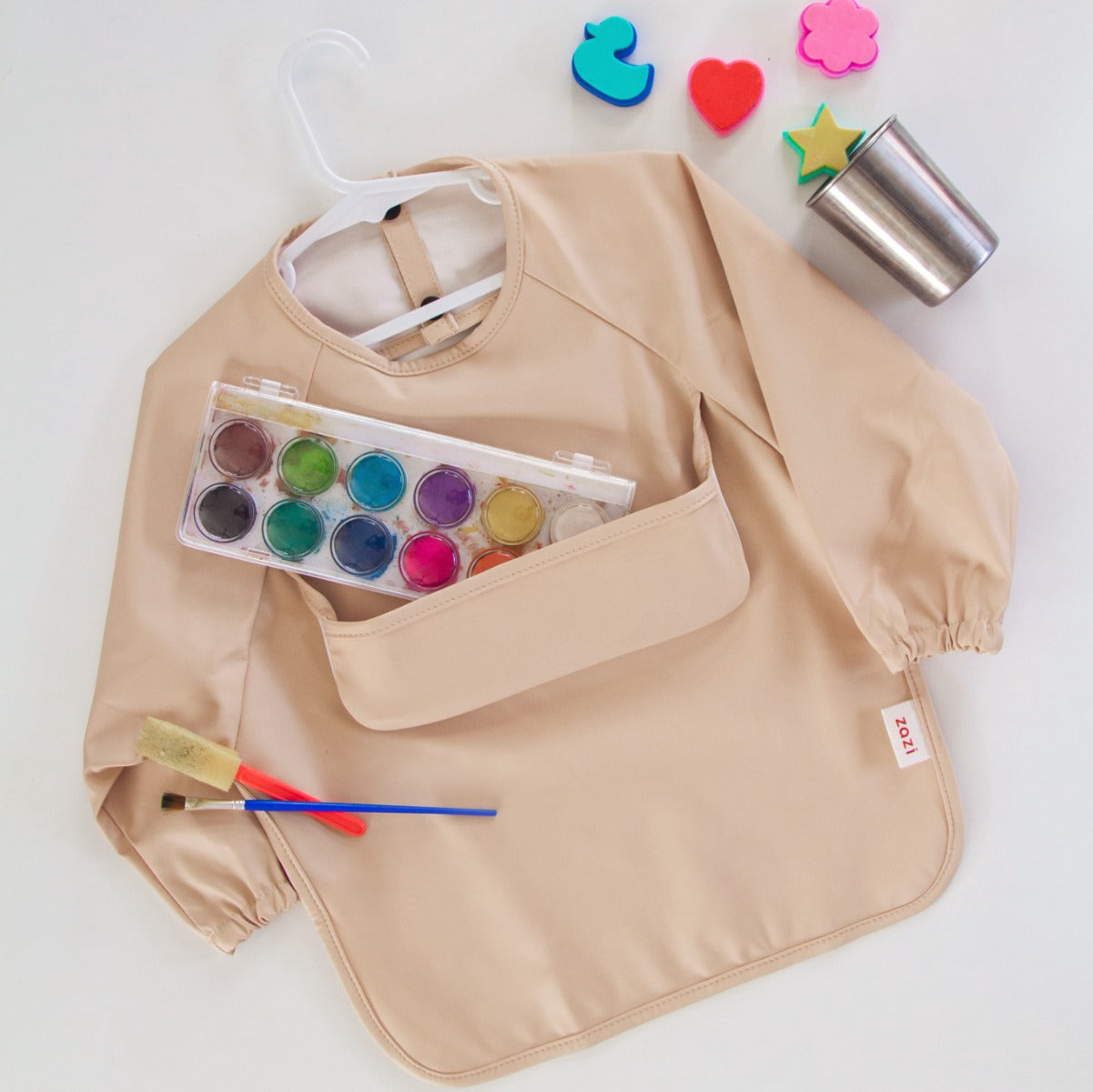 recycled polyester sleeved bib