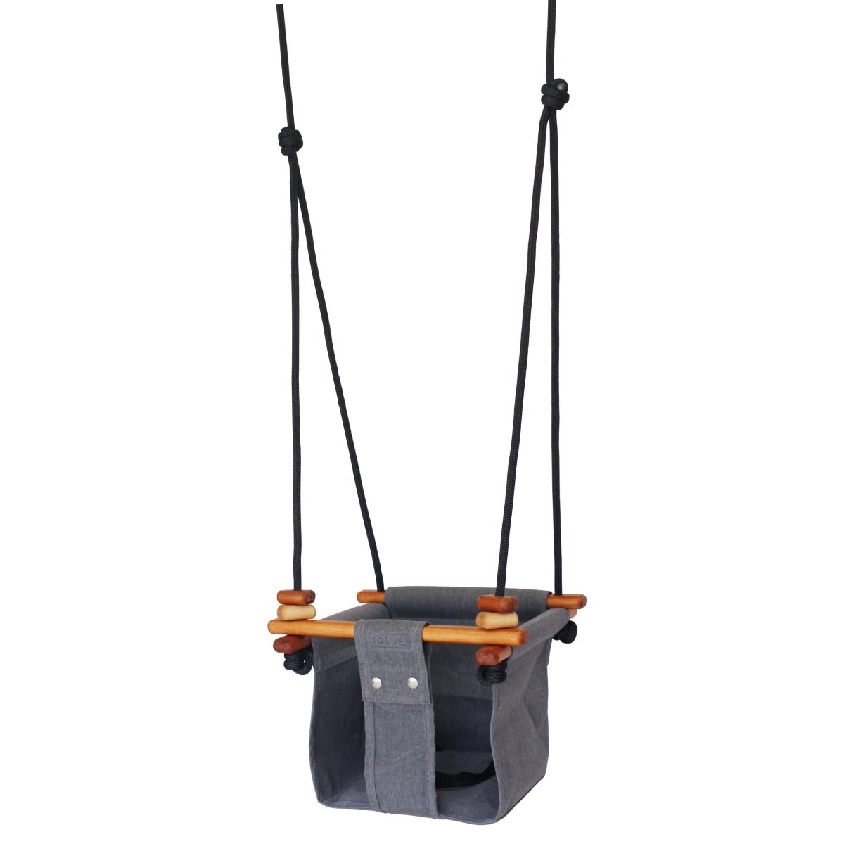 SOLVEJ Baby Toddler Swing in smokey grey :image,small_image,thumbnail,swatch_image