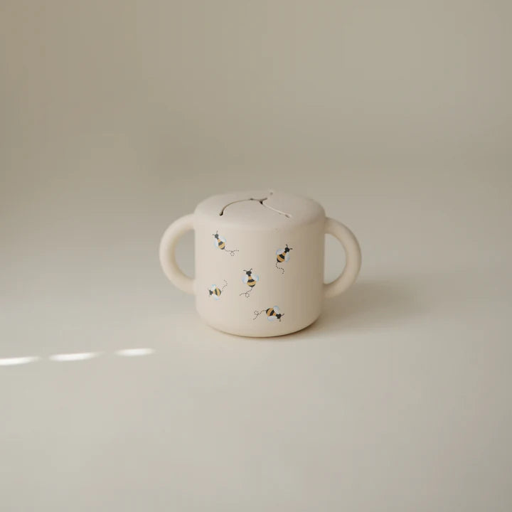 Silicone Snack Cup Bees - Mushie