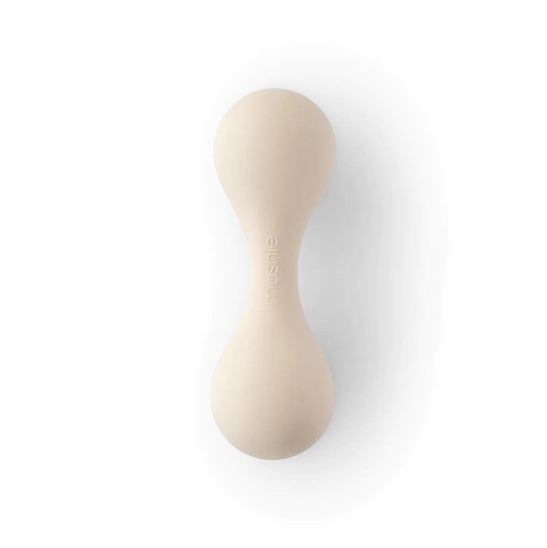 mushie silicone baby rattle in shifting sand:image,small_image,thumbnail,swatch_image