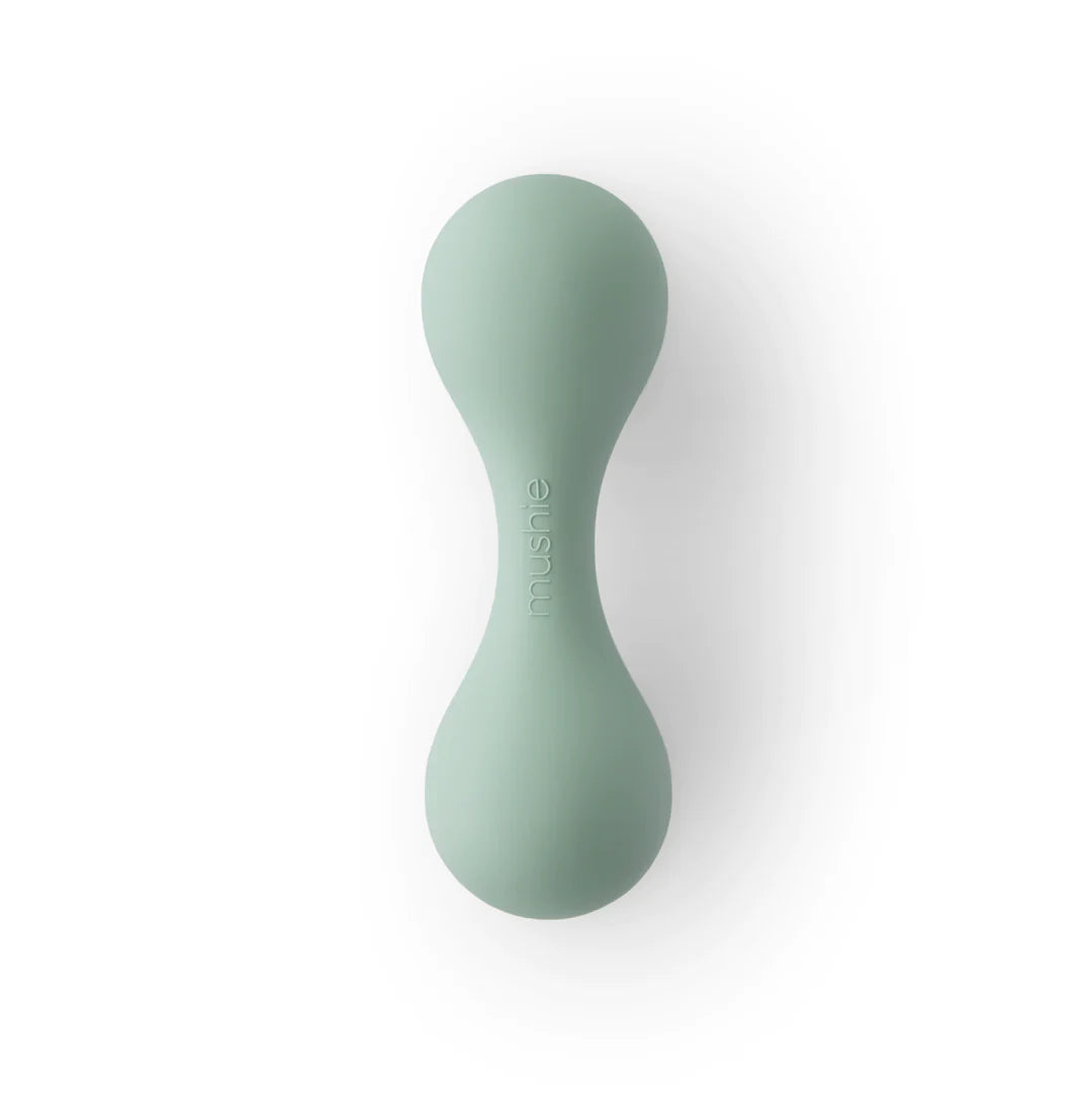 mushie silicone baby rattle in Cambridge blue:image,small_image,thumbnail,swatch_image