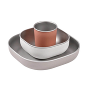 Beaba Stainless Steel Meal Set Terracotta - Beaba