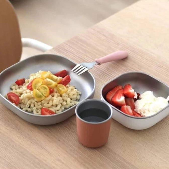 Beaba Stainless Steel Meal Set Terracotta - Beaba