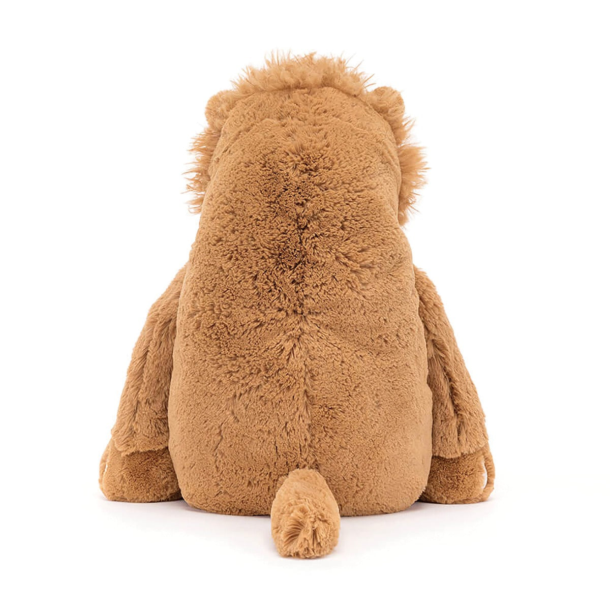 Jellycat Stellan Sabre Tooth Tiger brown colour rear view