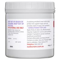 Sudocrem healing cream tub rear view