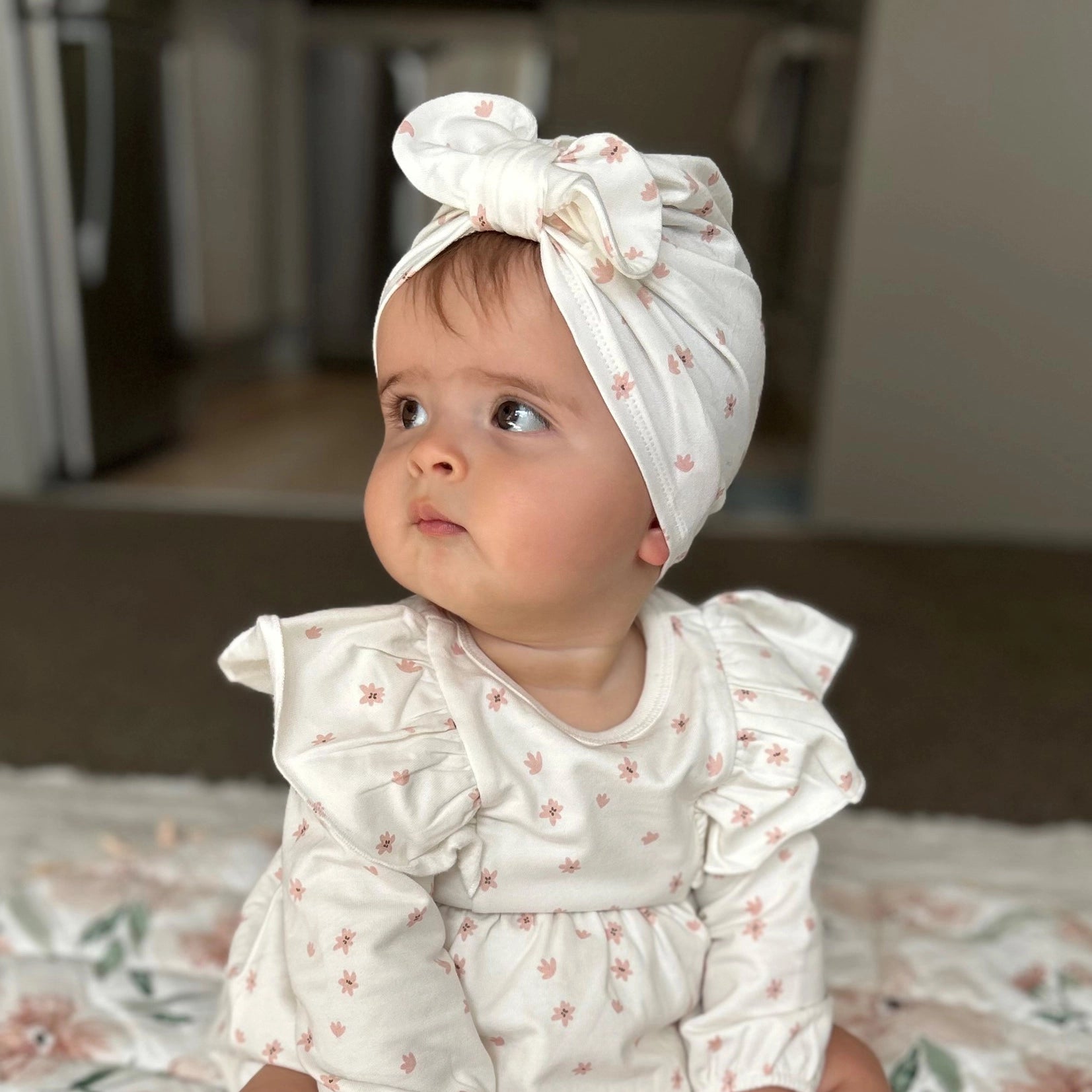 Cotton Bow Beanie - Little Bee by Dimples - Dimples