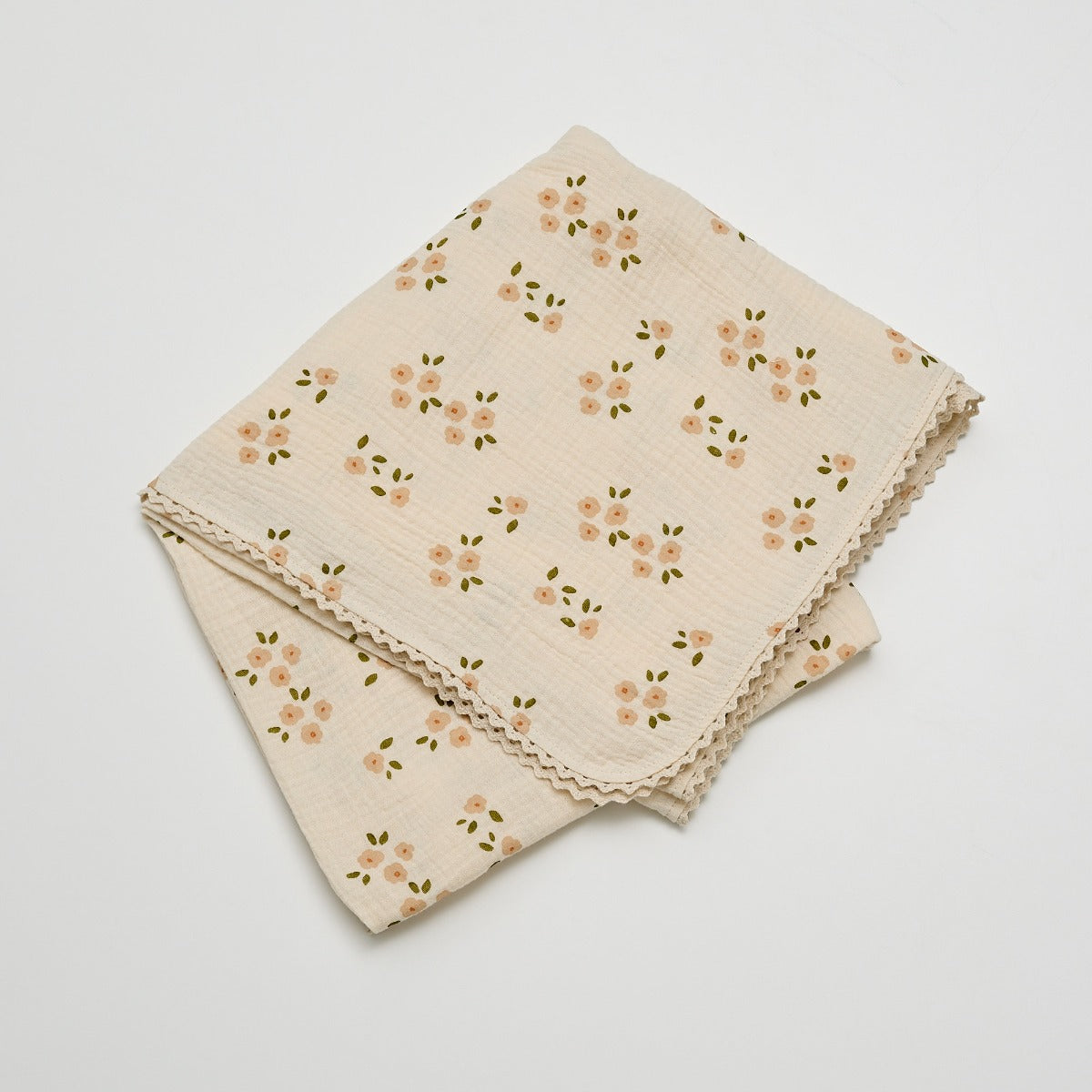 Over the Dandelions Muslin Swaddle in Daisy print