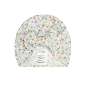 Cotton floral bow beanie for baby girl:image,small_image,thumbnail