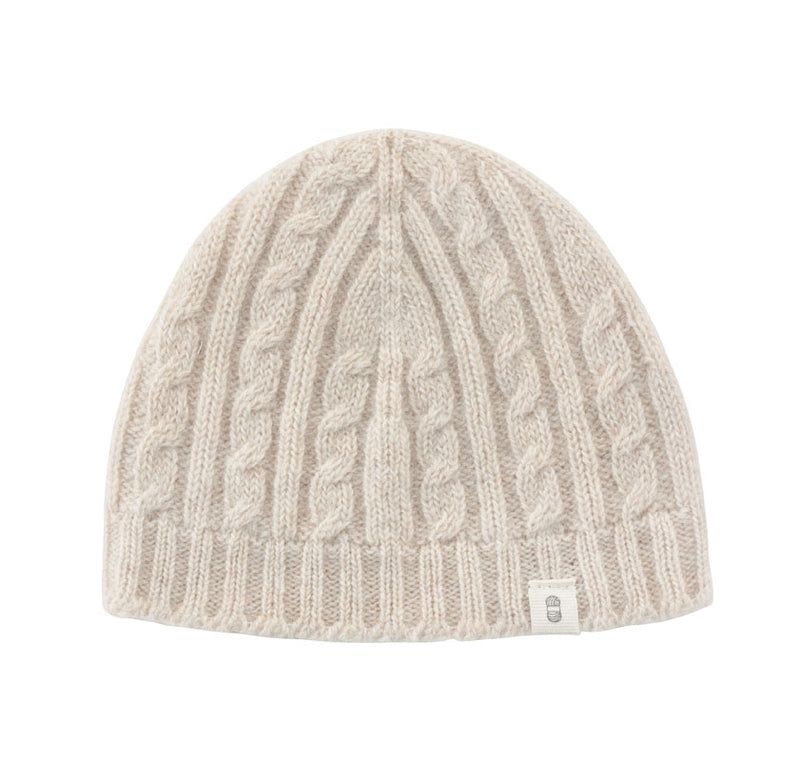 Benmore cable knit beanie in Blush Pink:image,small_image,thumbnail,swatch_image