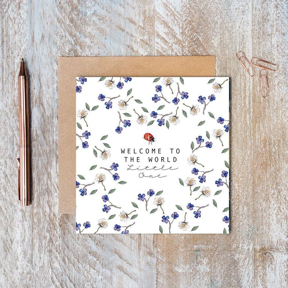 welcome to the world little one card by toasted crumpet:image,small_image,thumbnail,swatch_image
