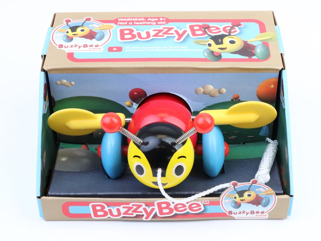 Buzzy Bee Wooden Pull Along