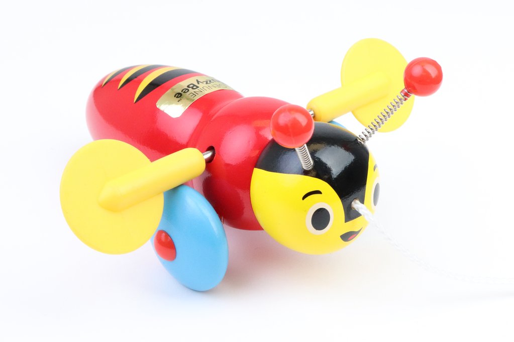 Buzzy Bee Wooden Pull Along:image,small_image,thumbnail,swatch_image