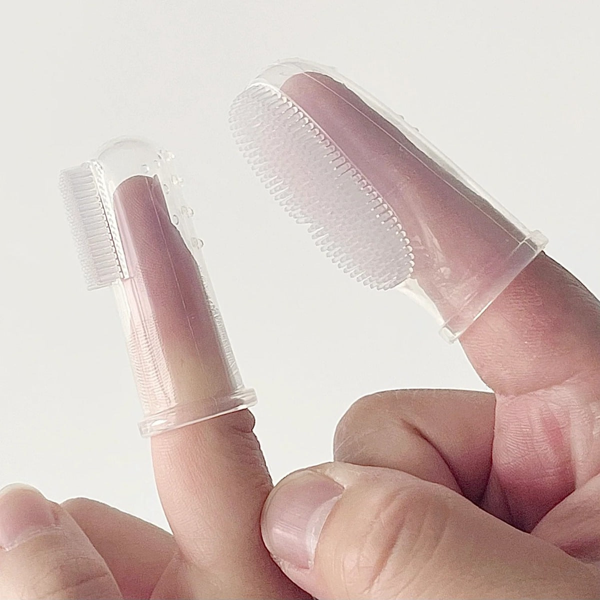 Silicone Finger Brush Set, small and large size