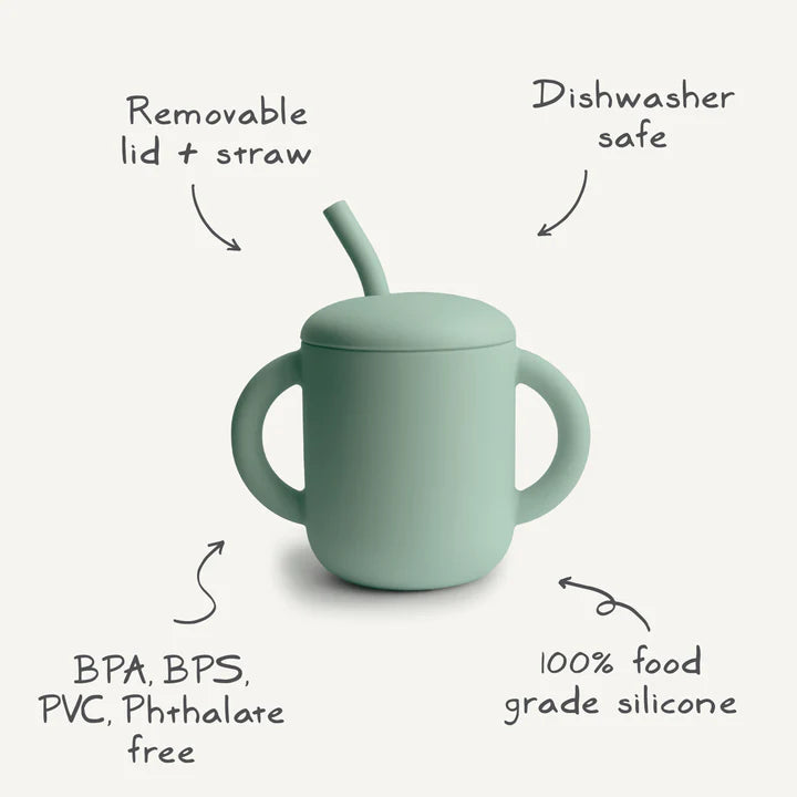 Silicone Training Cup & Straw Bees - Mushie