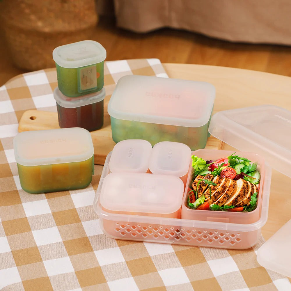 Family Stack lunch box from Haakaa