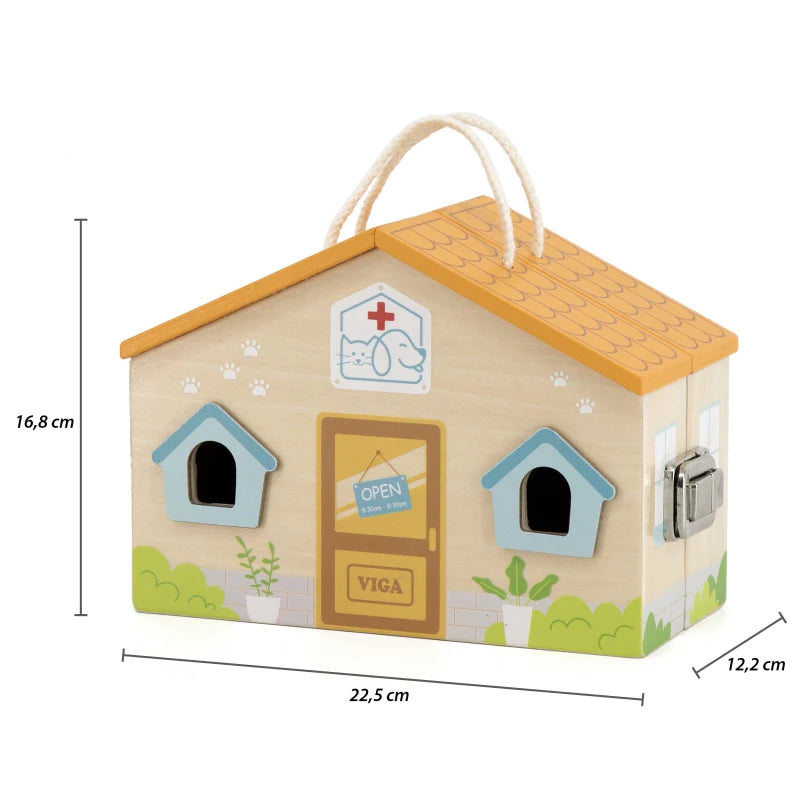 Viga Pet Hospital Set box closed up box