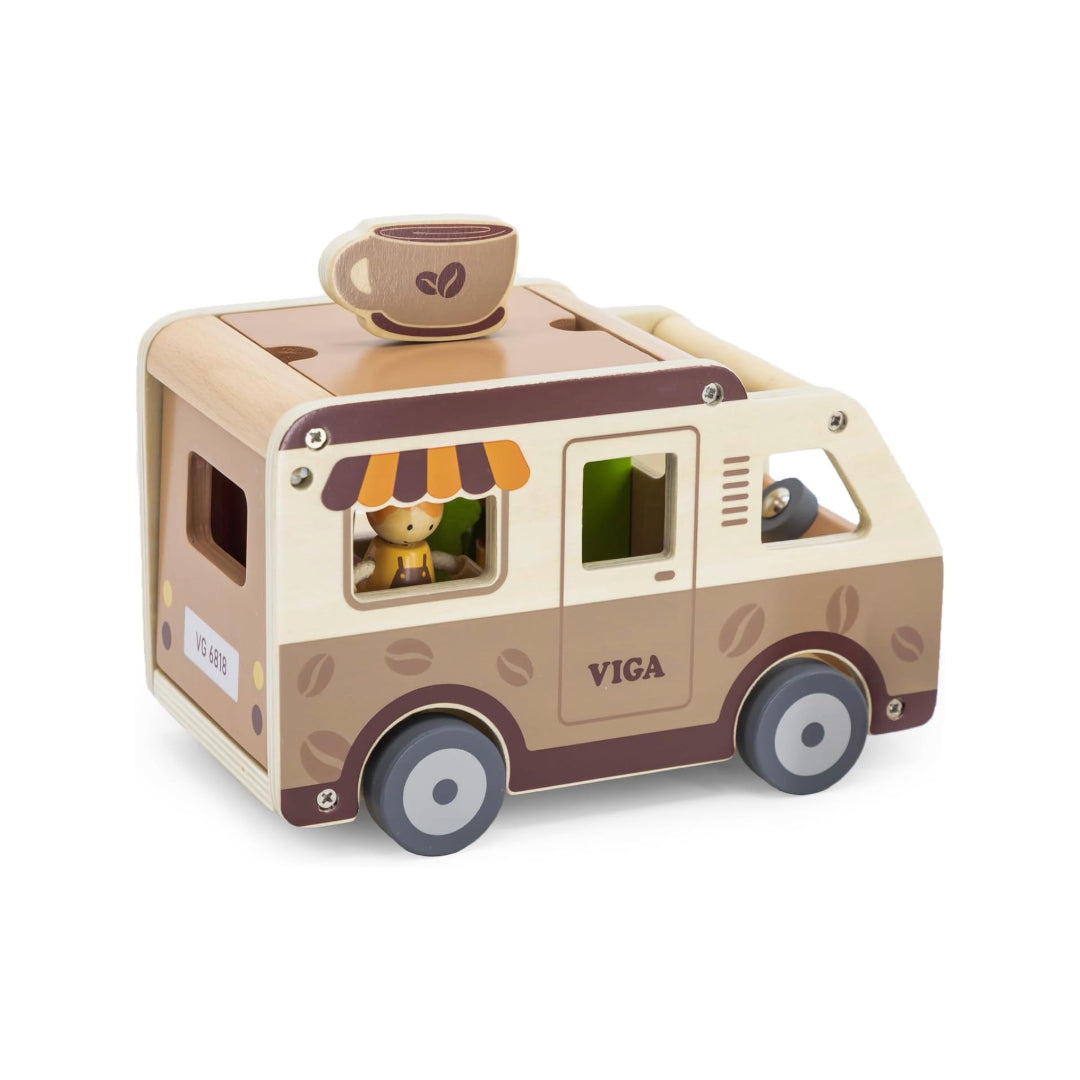 Viga Coffee Truck parked up kids activity toy 