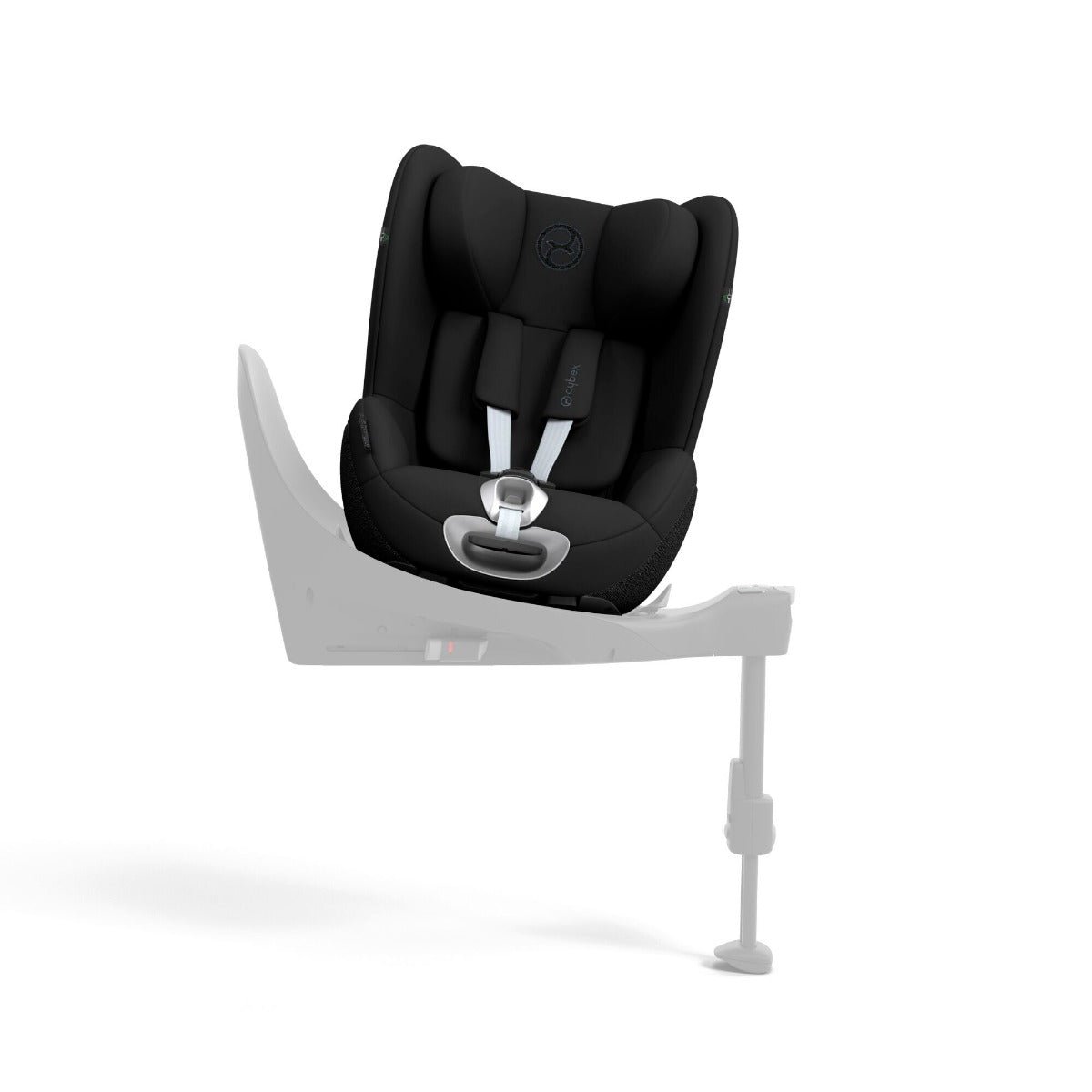 Cybex Sirona T i-size convertible car seat in sepia black on a base