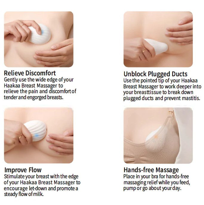 warming breast massager by haakaa benefits and examples