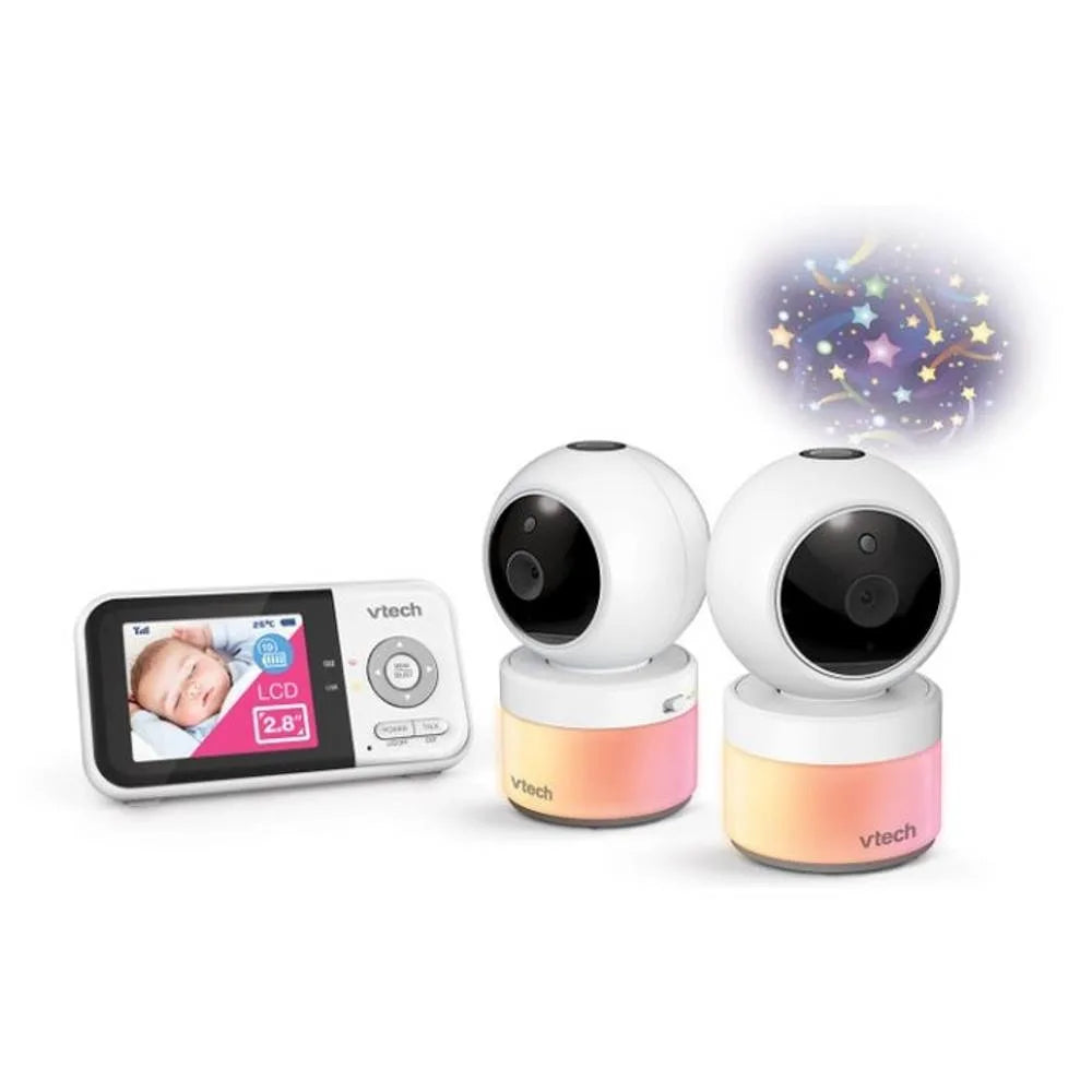 VTech BM3800N Pan and Tilt Video Baby Monitor | 2 Cameras | Dimples NZ