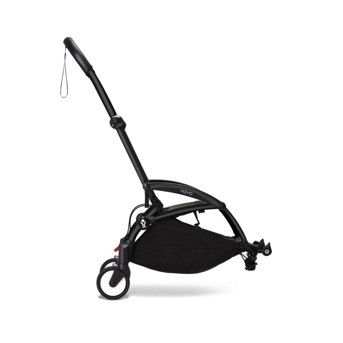 YOYO3 Pram Black Frame side view