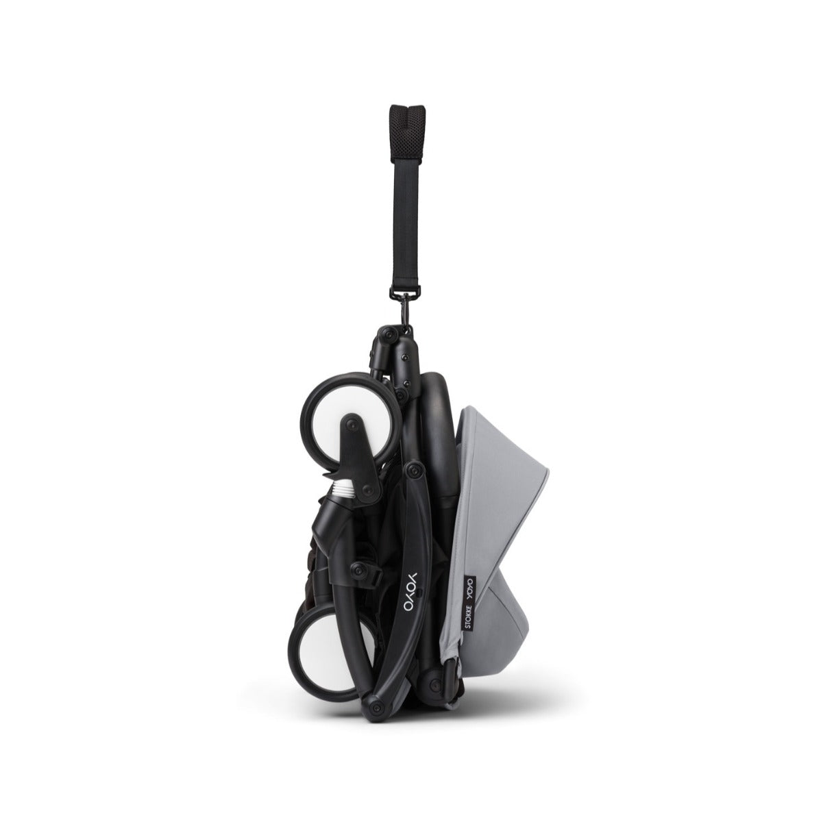 YOYO3 Stroller 6+ colour pack with black frame folded